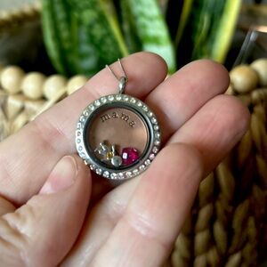 Origami Owl Boy Mom necklace